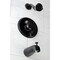 Kingston Brass Tub and Shower Faucet, 3, Wall Mount, Oil Rubbed Bronze KB8635DFL - alternate 5